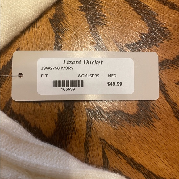 NWT Women’s Lizard Thicket Cream Sweater Dress Size Large - Picture 3 of 3